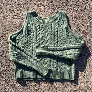 Aerie cold shoulder sweater